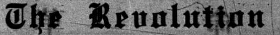 English header of Kakumei Newspaper, "The Revolution"